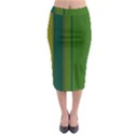 Green elegant lines Midi Pencil Skirt View1