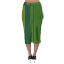 Green elegant lines Midi Pencil Skirt View2