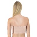 Elegant brown lines Bandeau Top View2