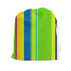 Colorful Lines Drawstring Pouches (xxl)