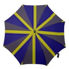 Blue And Yellow Lines Hook Handle Umbrellas (small)