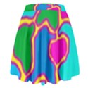 Colorful abstract design High Waist Skirt View2