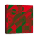 Red and green abstract design Mini Canvas 6  x 6  View1