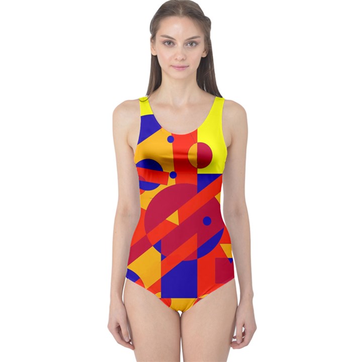 Colorful abstraction One Piece Swimsuit