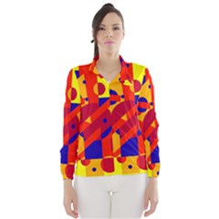 Colorful Abstraction Wind Breaker (women) by Valentinaart