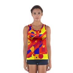 Colorful Abstraction Women s Sport Tank Top 