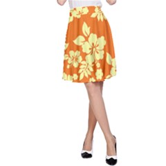 Sunny Hawaiian A-line Skirt by AlohaStore