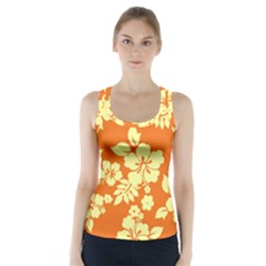 Sunny Hawaiian Racer Back Sports Top by AlohaStore