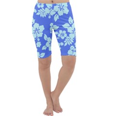 Hawaiian Sky Cropped Leggings  by AlohaStore