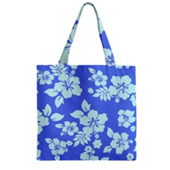 Hawaiian Sky Zipper Grocery Tote Bag by AlohaStore