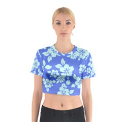 Hawaiian Sky Cotton Crop Top