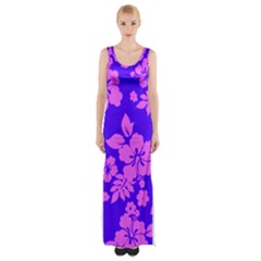 Hawaiian Evening Maxi Thigh Split Dress