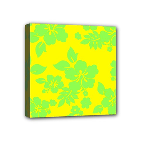 Bright Hawaiian Mini Canvas 4  X 4  by AlohaStore