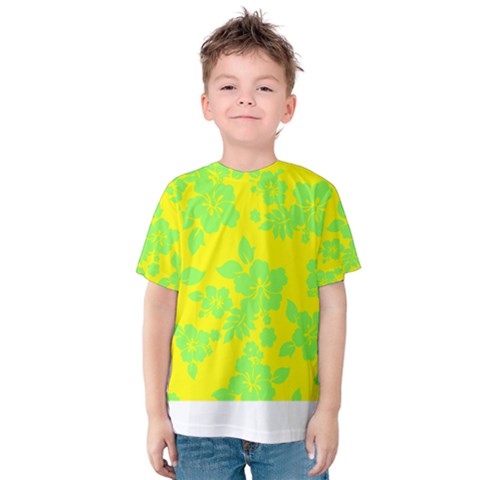 Bright Hawaiian Kid s Cotton Tee by AlohaStore