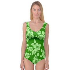 Green Hawaiian Princess Tank Leotard 