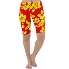 Hawaiian Sunshine Cropped Leggings  by AlohaStore