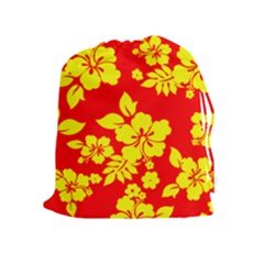 Hawaiian Sunshine Drawstring Pouches (extra Large)