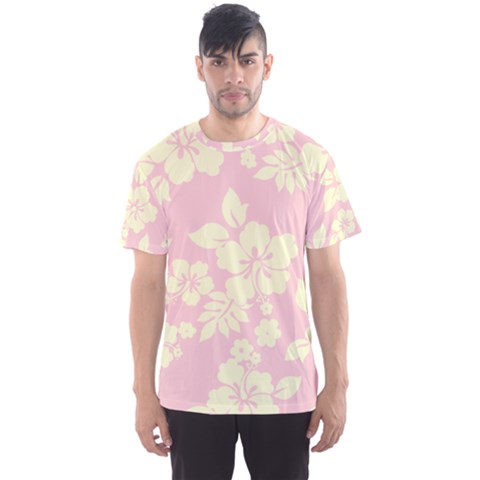 Pastel Hawaiian Men s Sport Mesh Tee by AlohaStore