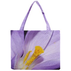 Purple Crocus Mini Tote Bag by PhotoThisxyz