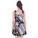 Gray lines and circles Scoop Neck Skater Dress View2