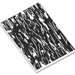 Black And White Elegant Pattern Large Memo Pads by Valentinaart