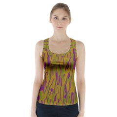 Decorative Pattern  Racer Back Sports Top by Valentinaart