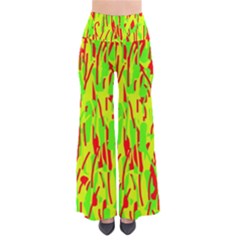 Green And Red Pattern Pants