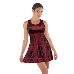 Black And Red Pattern Racerback Dresses by Valentinaart