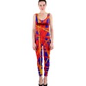 Orange and blue pattern OnePiece Catsuit View1