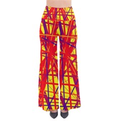 Yellow And Orange Pattern Pants