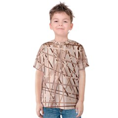 Brown Pattern Kid s Cotton Tee