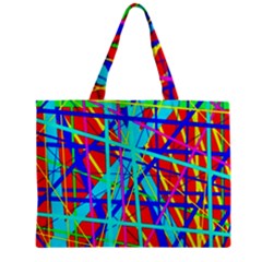 Colorful Pattern Zipper Mini Tote Bag