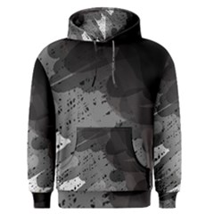 Black And Gray Pattern Men s Pullover Hoodie by Valentinaart