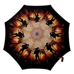 Dancing In The Night With Moon Nd Stars Hook Handle Umbrellas (medium)