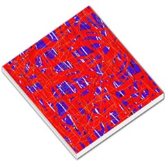 Blue And Red Pattern Small Memo Pads