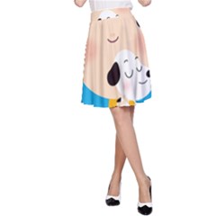 Snoopy A-line Skirt