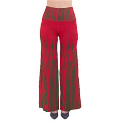 Red And Green Pattern Pants by Valentinaart