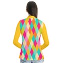 Harlequine WarmPastels Pattern Drape Cardigan Drape Collar Cardigan View2