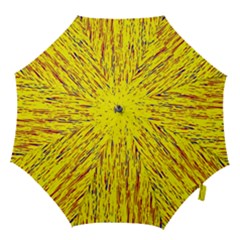 Yellow Pattern Hook Handle Umbrellas (large)