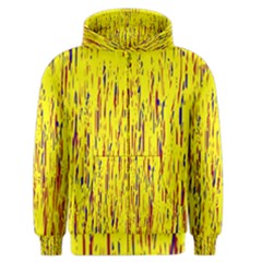 Yellow Pattern Men s Zipper Hoodie by Valentinaart