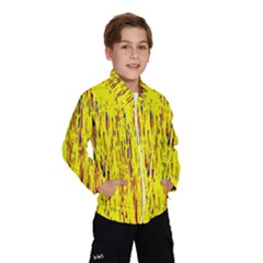 Yellow Pattern Wind Breaker (kids)