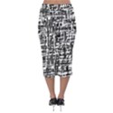 Gray pattern Midi Pencil Skirt View2