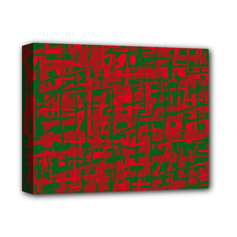 Green And Red Pattern Deluxe Canvas 14  X 11  by Valentinaart