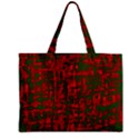 Green and red pattern Zipper Mini Tote Bag View1