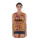 Red, yellow and blue pattern Women s Sport Tank Top  View1