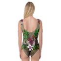 Wonderful Tropical Design With Palm And Flamingo Princess Tank Leotard  View2