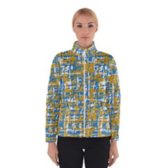 Blue And Yellow Elegant Pattern Winterwear