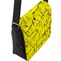 Yellow summer pattern Flap Messenger Bag (L)  View2