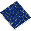 Deep blue and yellow pattern Small Memo Pads View1