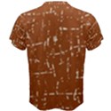 Brown elelgant pattern Men s Cotton Tee View2